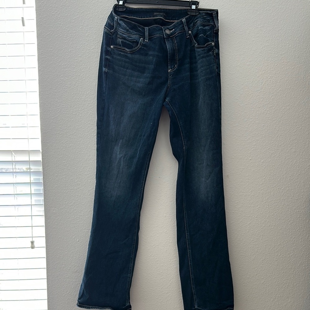 Silver boot cut Elyse slim boot size 33